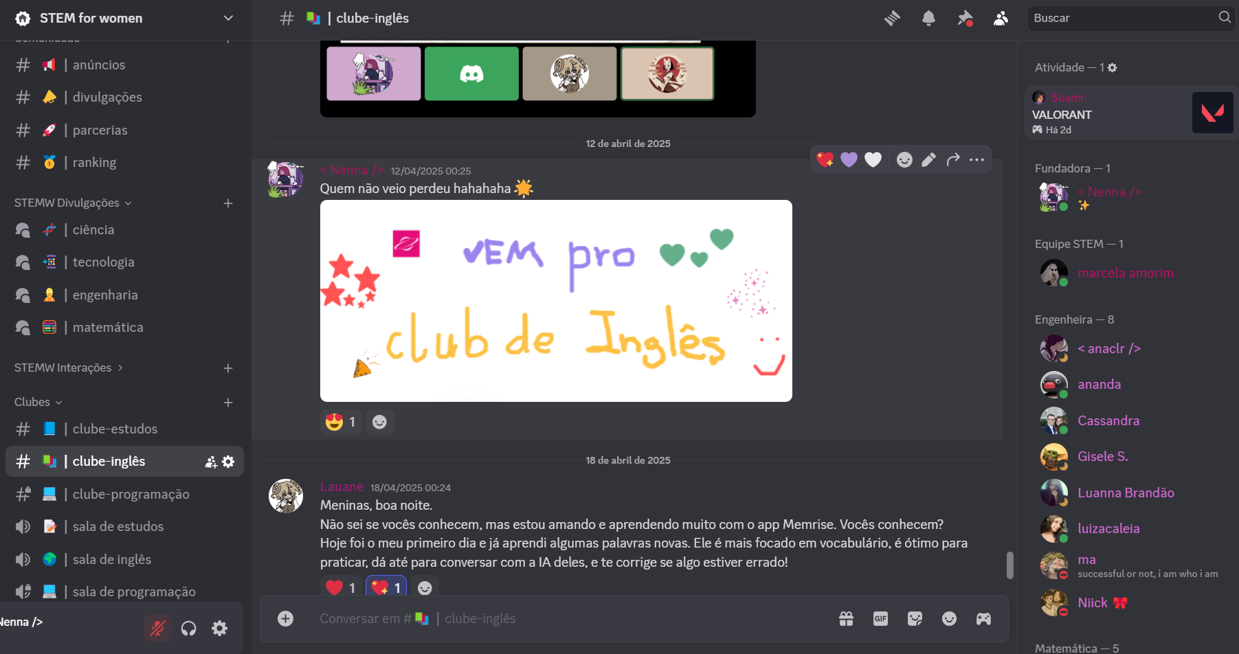Comunidade em Crescimento